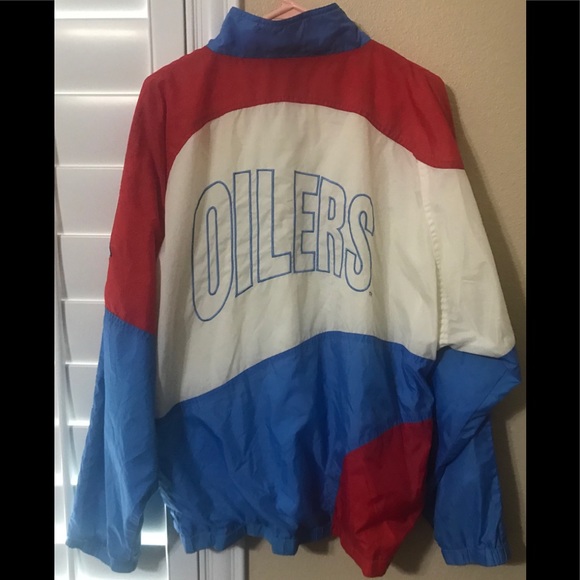 Oilers Vintage Light Jacket Size Large - Picture 7 of 12